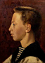 Profil Çocuk Portresi / 37 X 29 cm / İstanbul Resim ve Heykel Müzesi