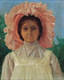 Pembe Başlıklı Kız (1904) / 50 X 40 cm / Pera Müzesi
